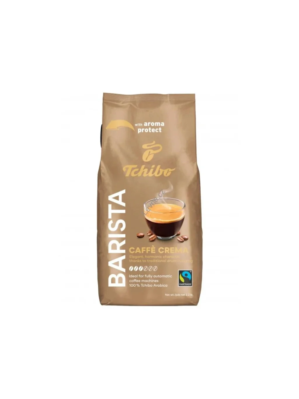 Tchibo Barista Caffe Crema, zrnková káva, 100% Arabica, 1x1kg