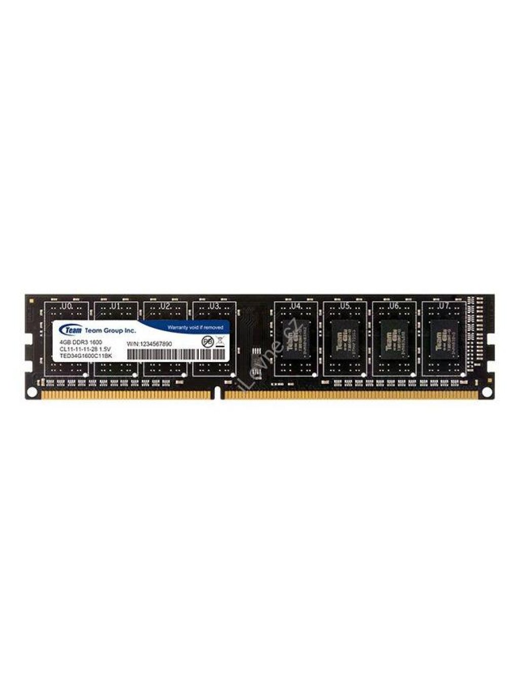 TEAM RAM DDR3 4GB 1600MHz Elite (11-11-11-28)