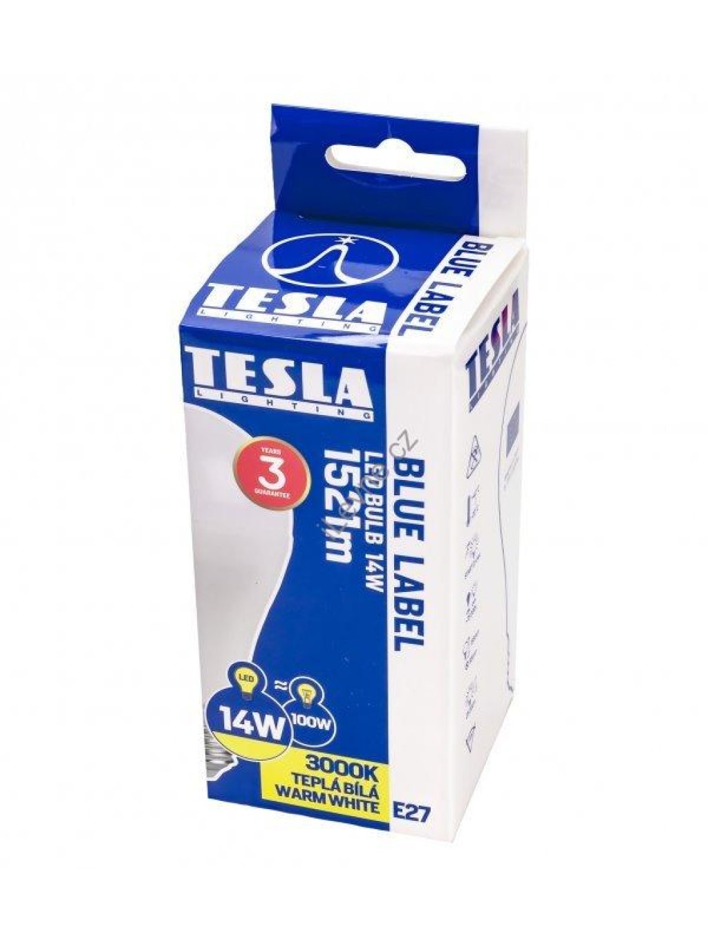 TESLA LED žárovka BULB/ E27/ 14W/ 230V/ 1521lm/ 3000K/ teplá bílá