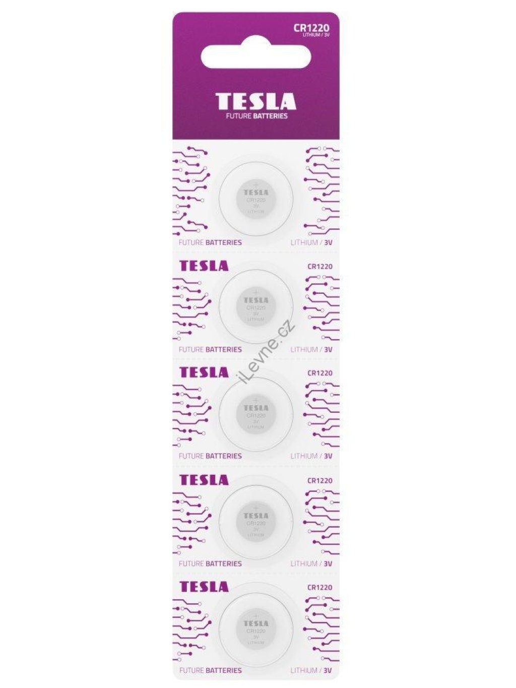 TESLA lithiová baterie CR1220, blister
