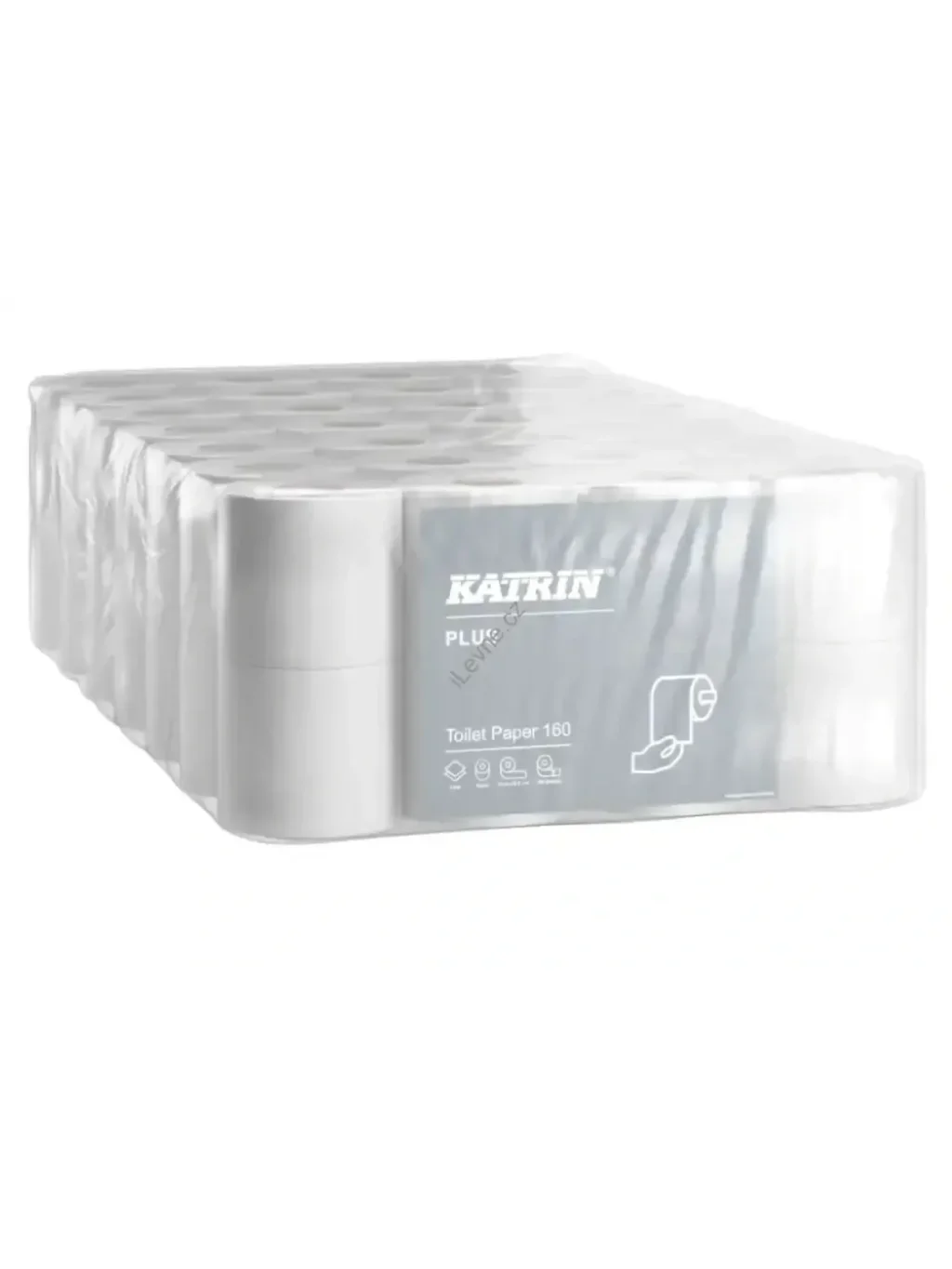 Toaletní papír KATRIN Plus 112966 Toilet Paper 160, 2-vrstvý bílý, 18m