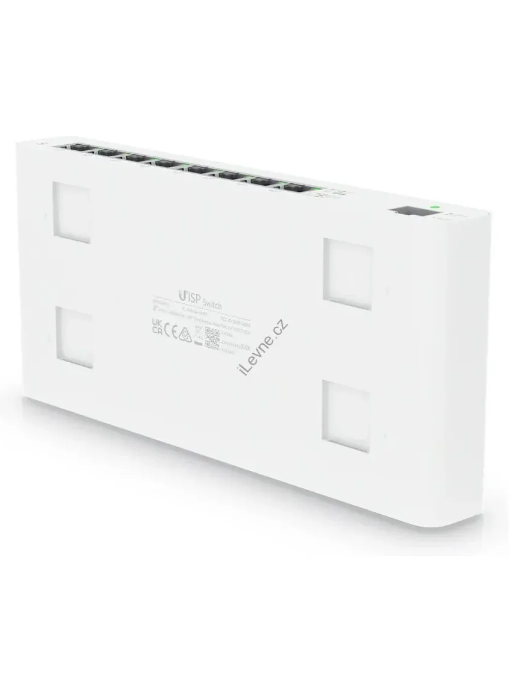 Ubiquiti UISP Switch - 8x GbE, 1x SFP, fanless, 8x PoE Out 27V (PoE budget 110 W)