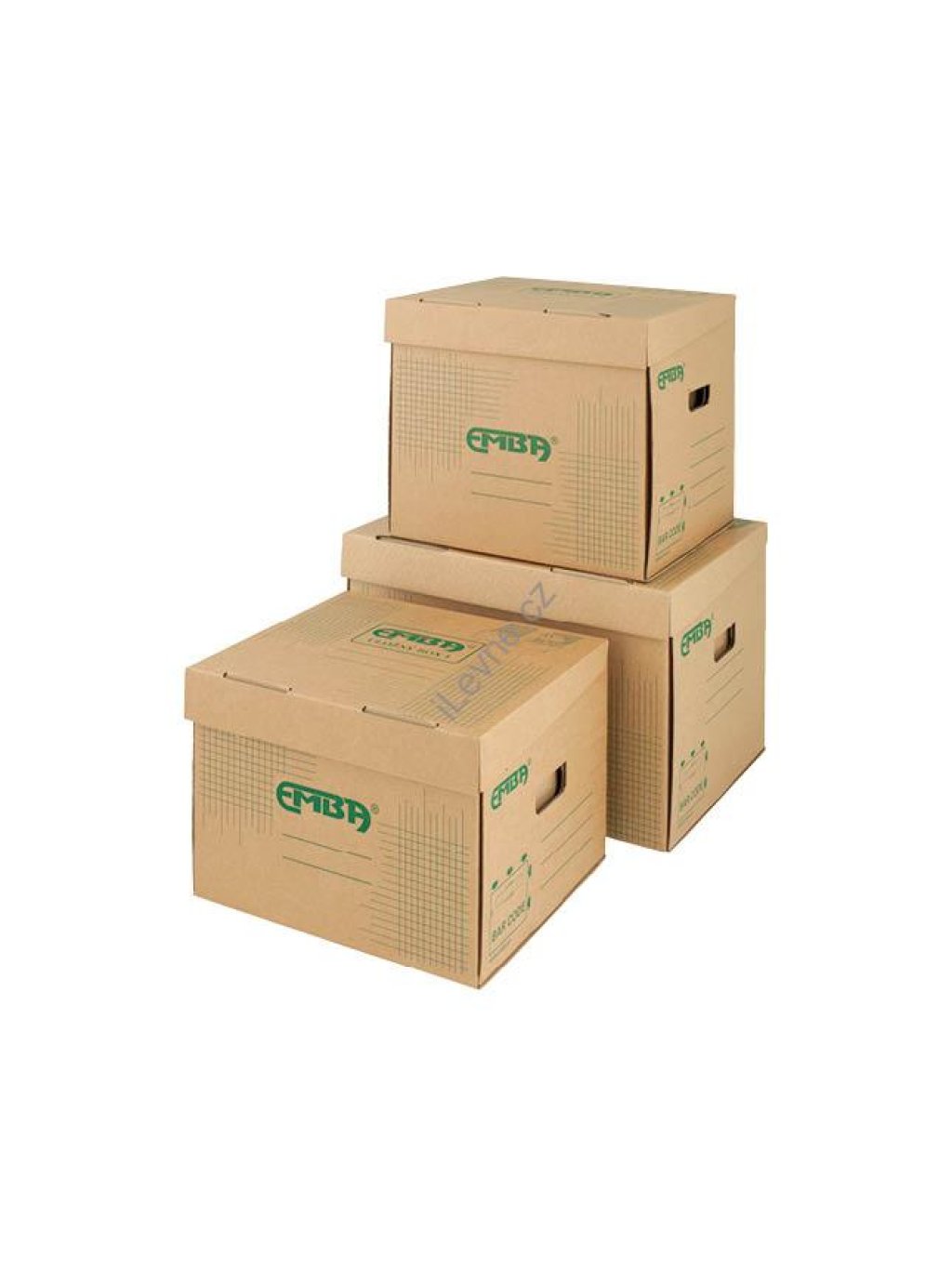 Úložný box UB3 zelený tisk