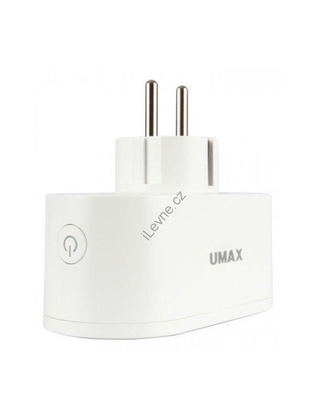 UMAX chytrá zásuvka U-Smart Wifi Plug Duo/ Wi-Fi/ 2x zástrčka/ Amazon Alexa/ Google Assistant/ Android/ iOS/ bílá