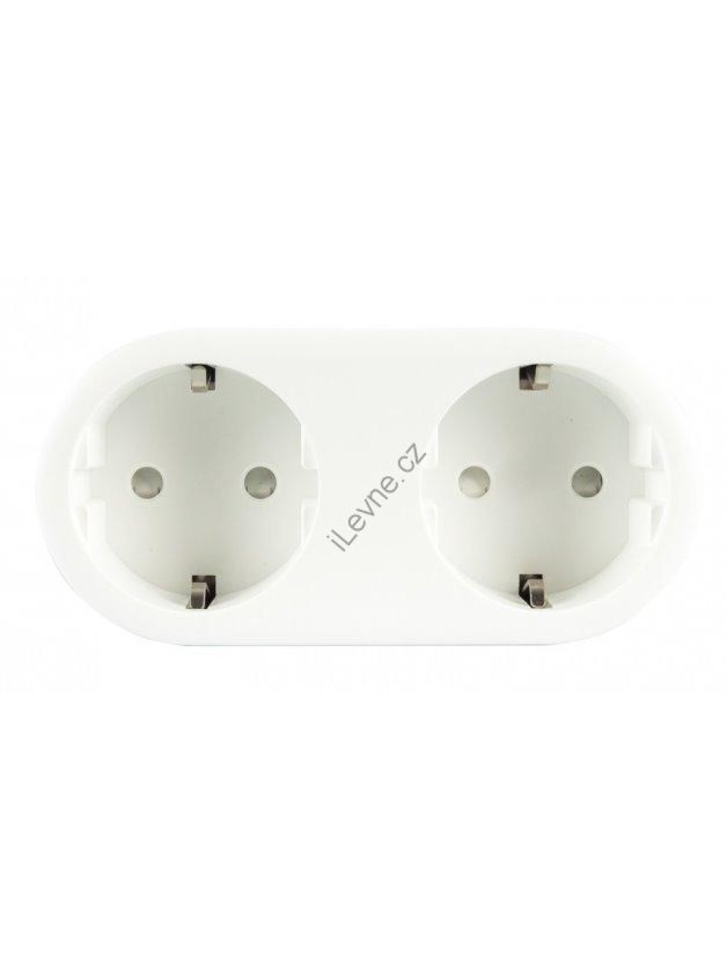 UMAX chytrá zásuvka U-Smart Wifi Plug Duo/ Wi-Fi/ 2x zástrčka/ Amazon Alexa/ Google Assistant/ Android/ iOS/ bílá