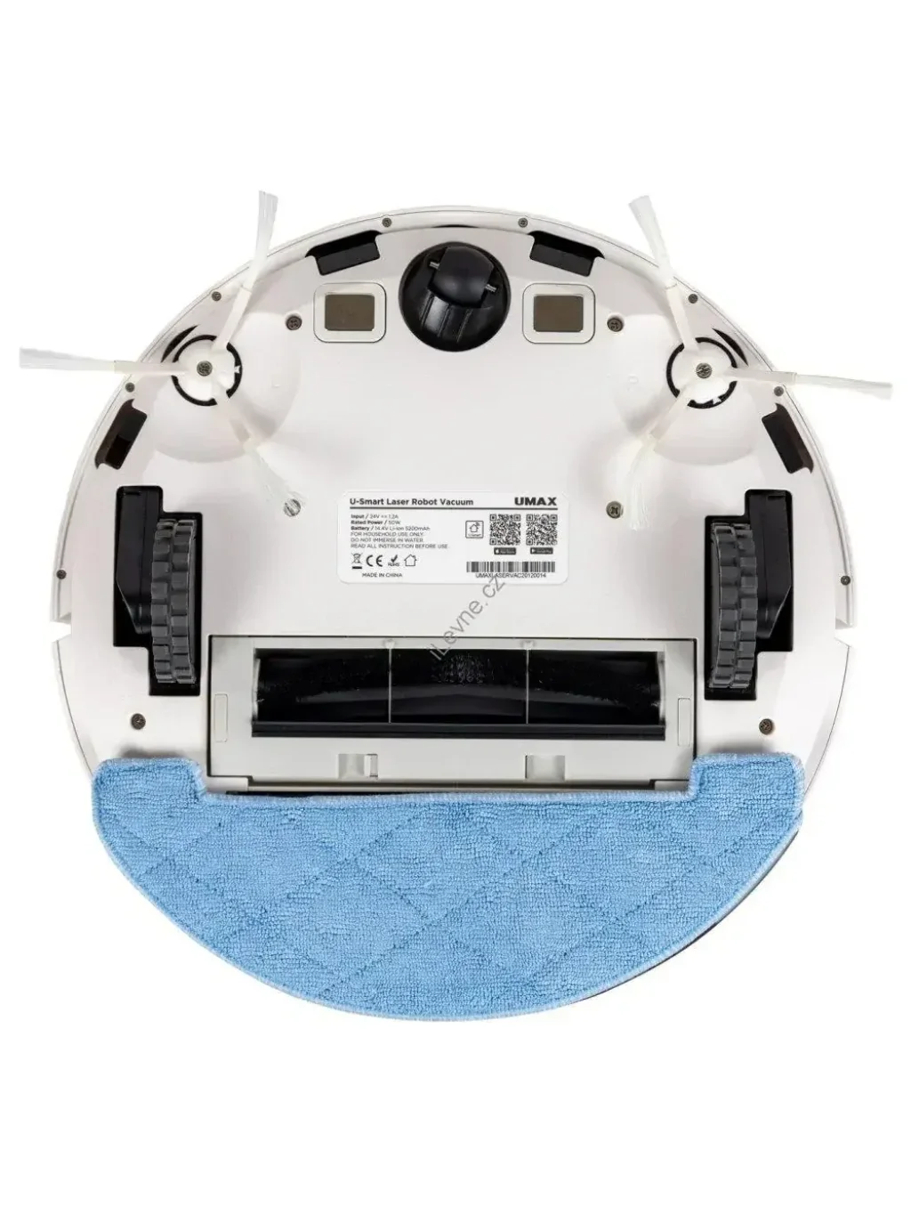 UMAX robotický vysavač U-Smart Laser Robot Vaccum/ 2v1 vysáv. a vytír./ výkon sání 2700Pa/ 5200mAh Li-Ion/ CZ app/ bílý