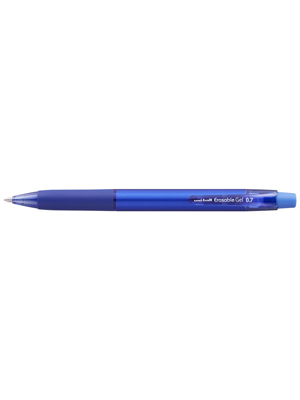UNI gumovatelné pero stiskací URN-181, 0,7 mm, modré