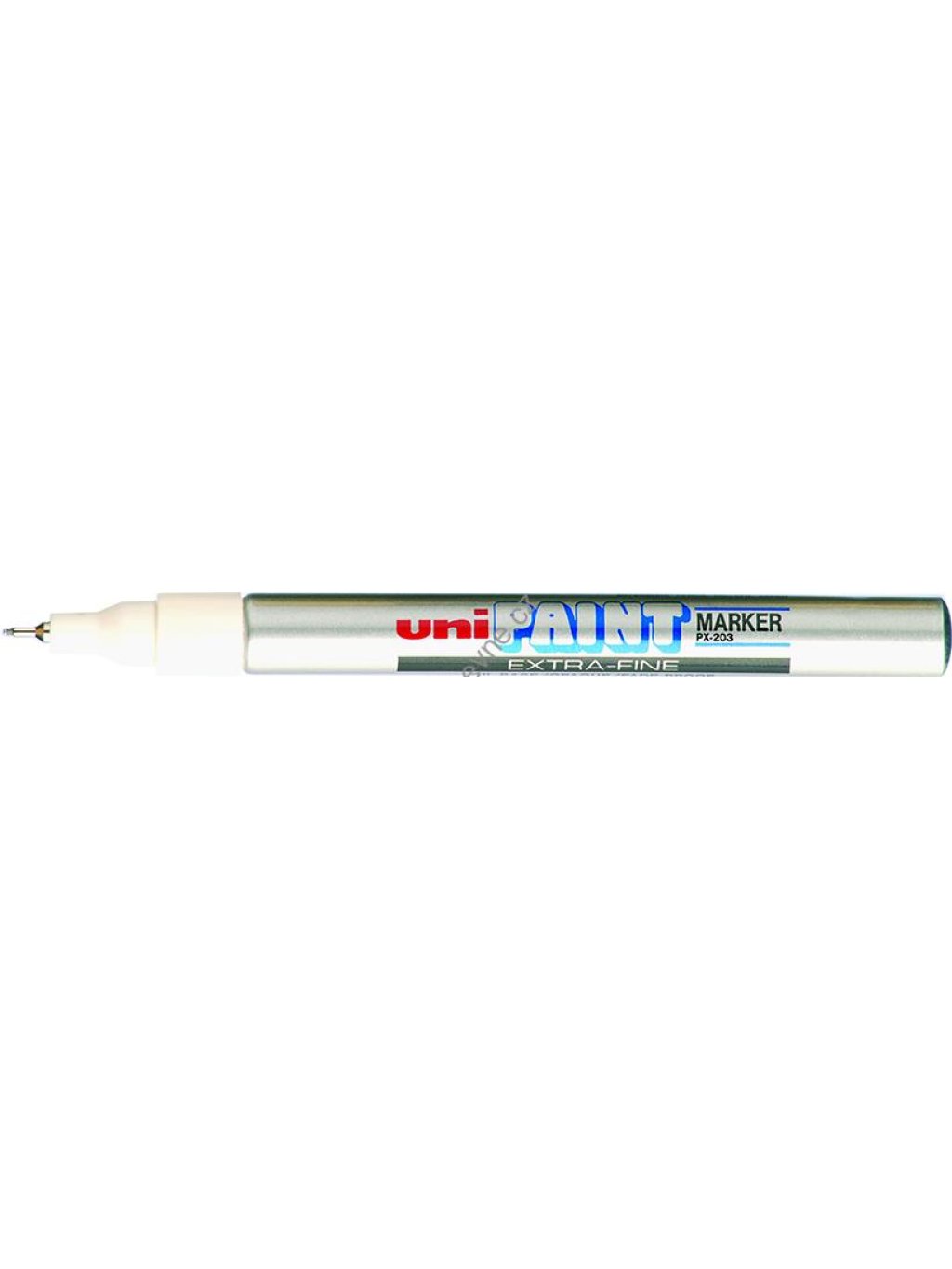 UNI PX-203 lakový popisovač, 0,5 mm, stříbrný