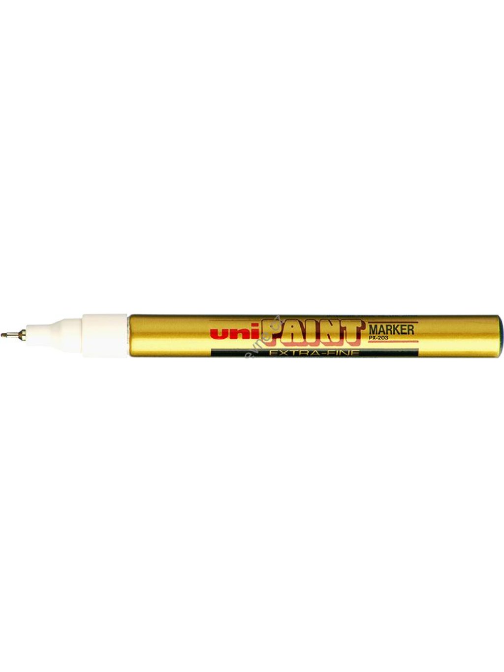 UNI PX-203 lakový popisovač, 0,5 mm, zlatý