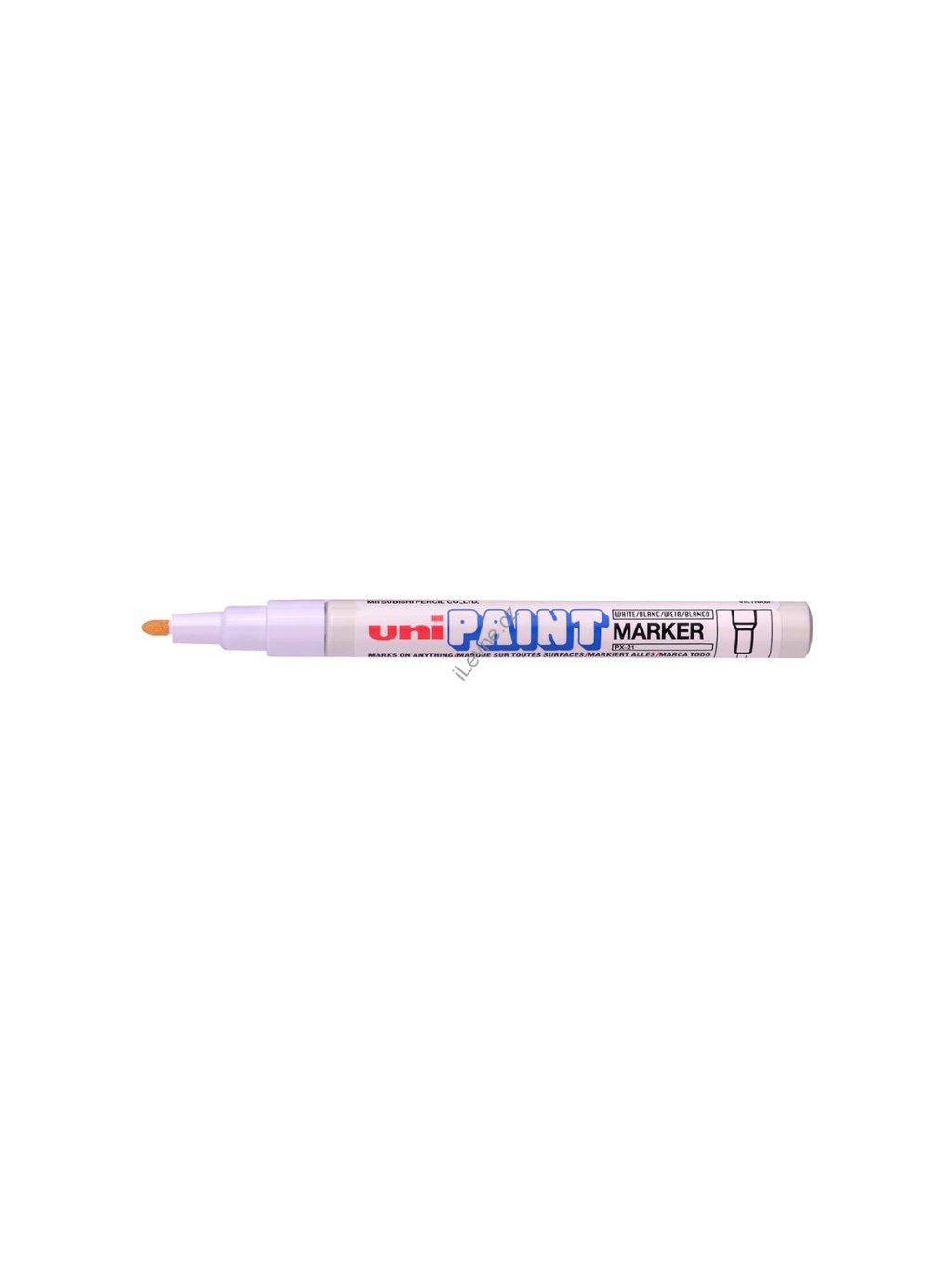 UNI PX-21 lakový popisovač, 0,8 - 1,2 mm, bílý