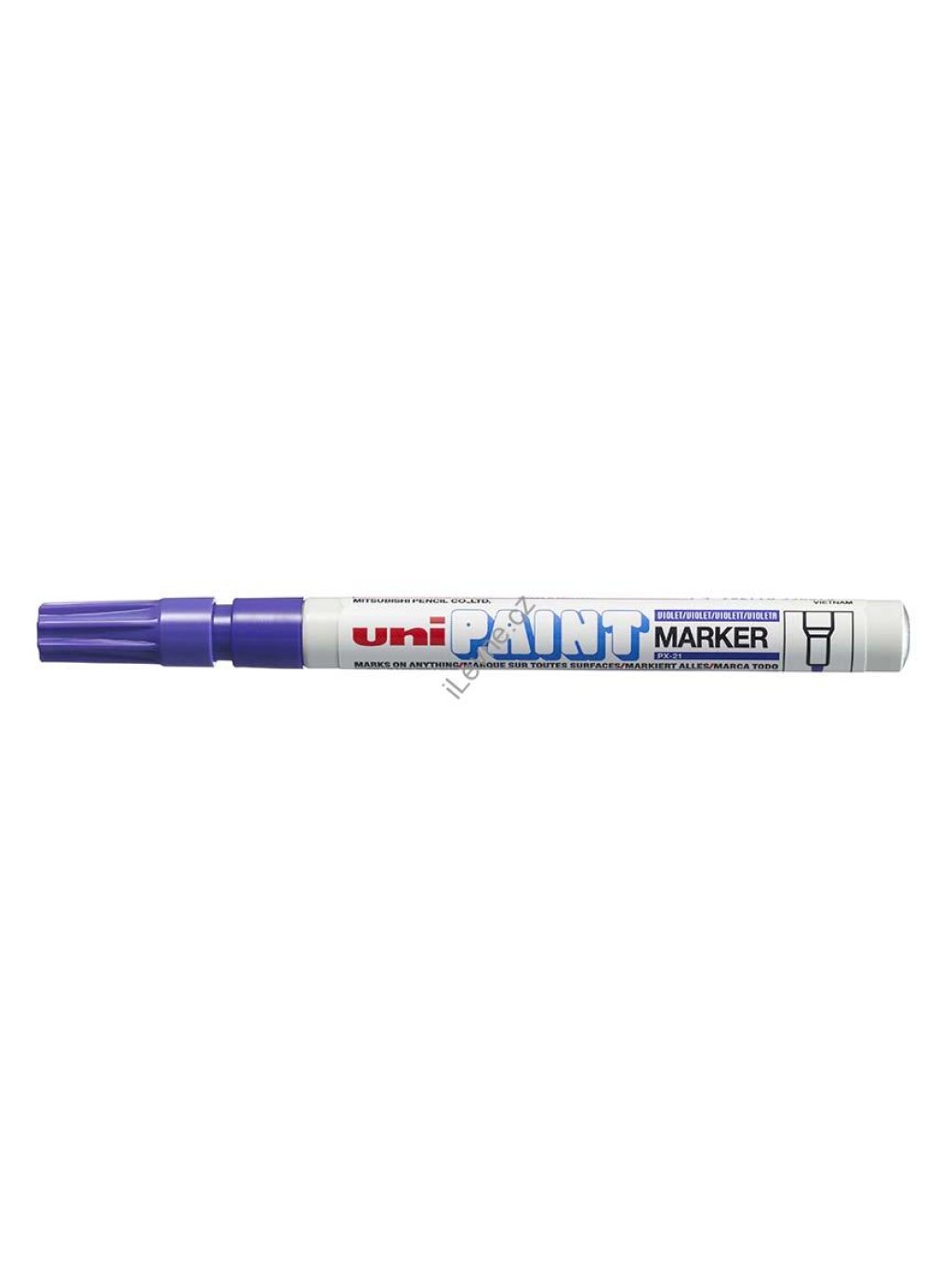 UNI PX-21 lakový popisovač, 0,8 - 1,2 mm, fialový
