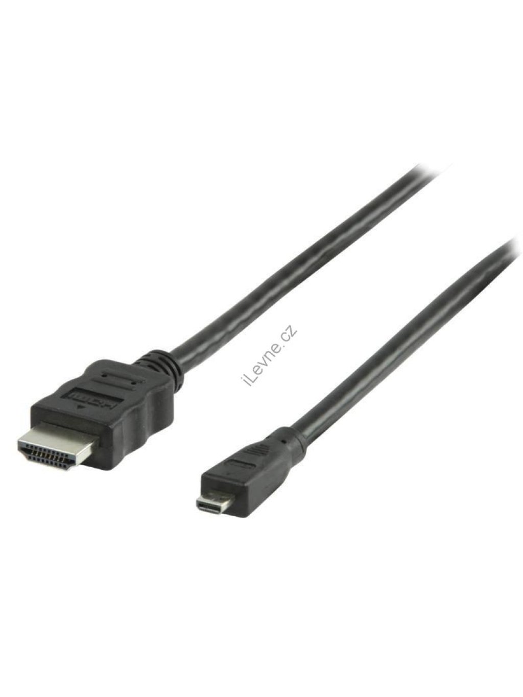 VALUELINE High Speed HDMI kabel s ethernetem/ konektory HDMI- micro HDMI/ černý/ 1m