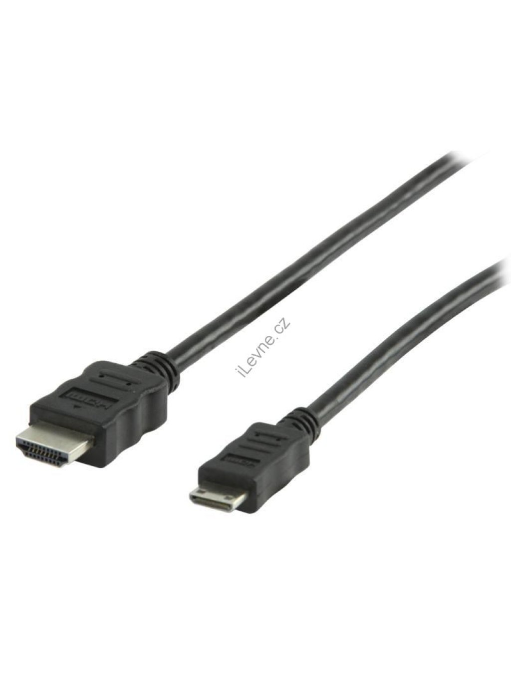 VALUELINE High Speed HDMI kabel s ethernetem/ konektory HDMI- mini HDMI/ černý/ 1m