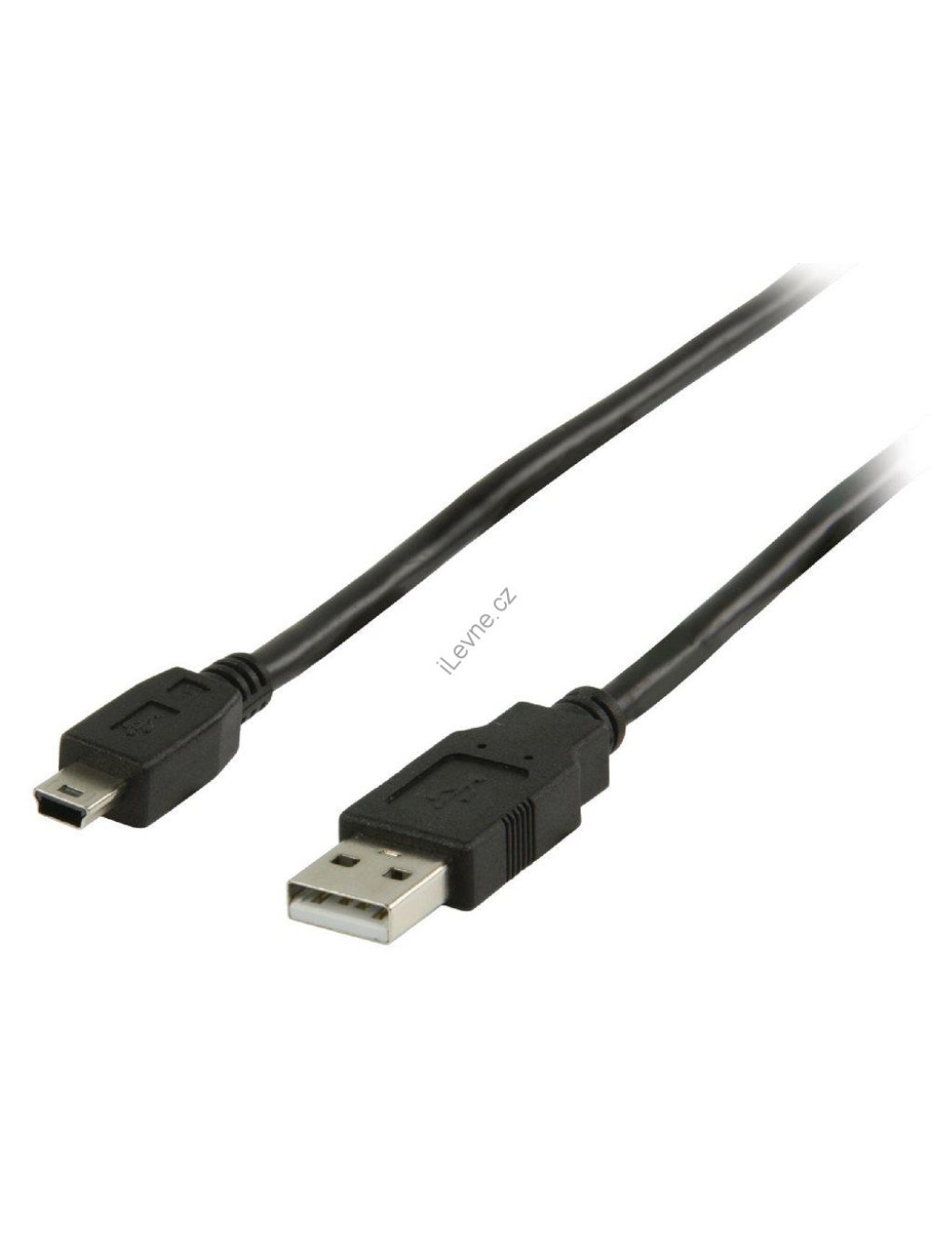 VALUELINE kabel USB 2.0/ zástrčka A - 5pinová zástrčka mini USB/ černý/ bulk/ 1m