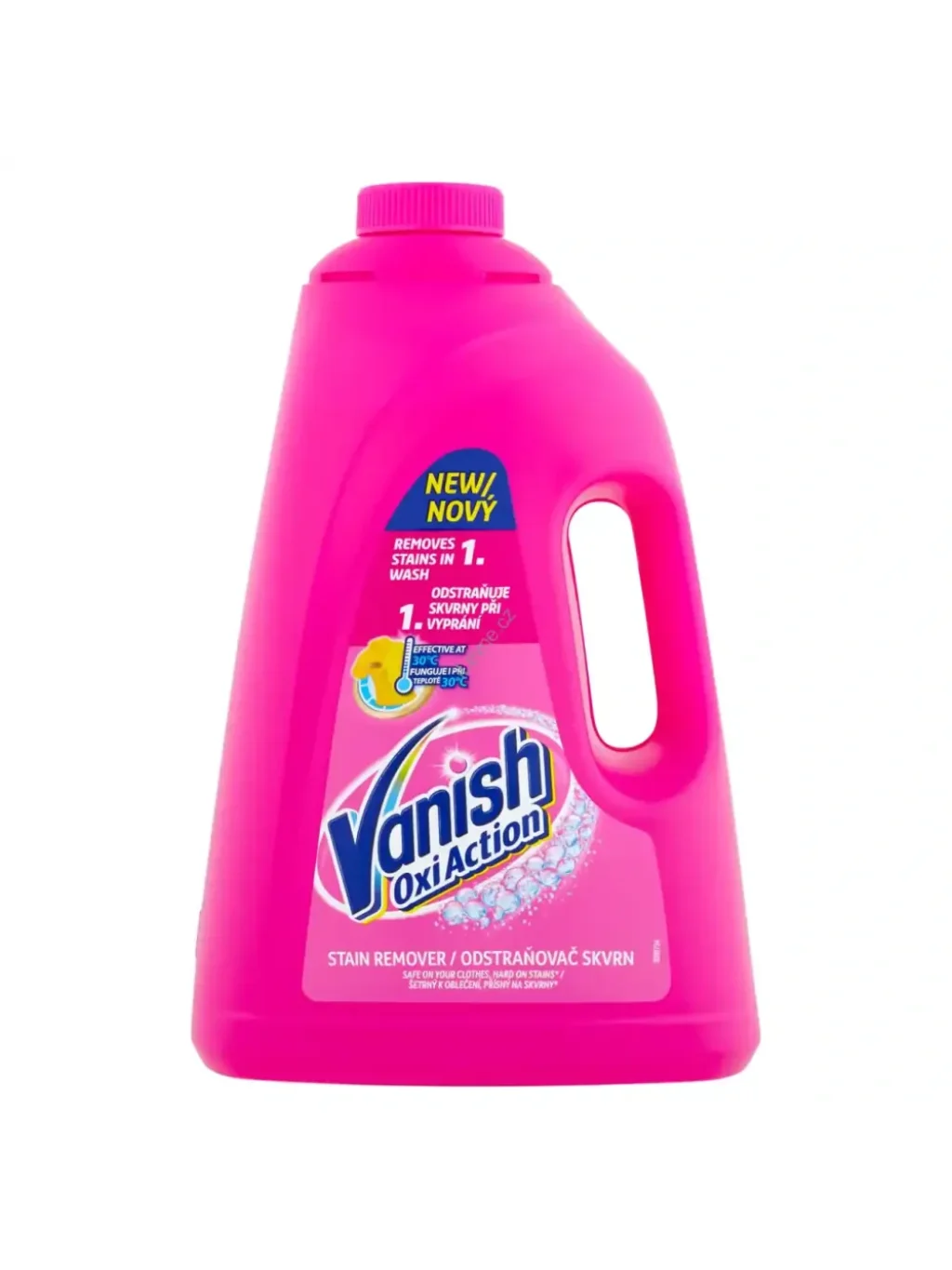 Vanish Oxi Action Odstraňovač skvrn tekutý barevné prádlo (30 praní) 1x3L