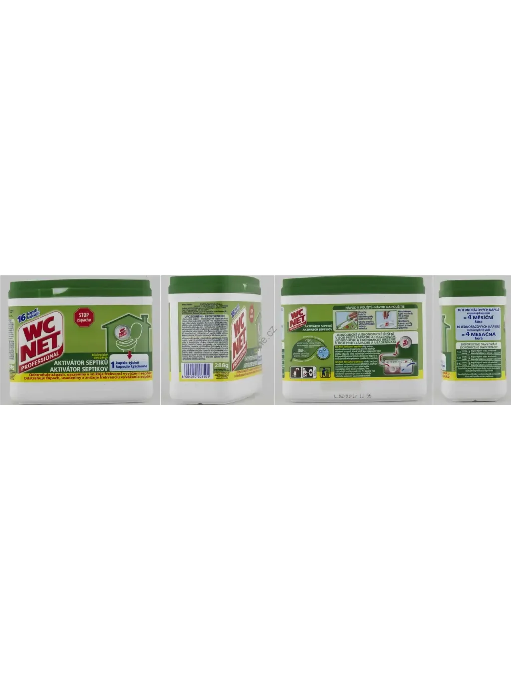 WC Net aktivátor septiků 1x288g