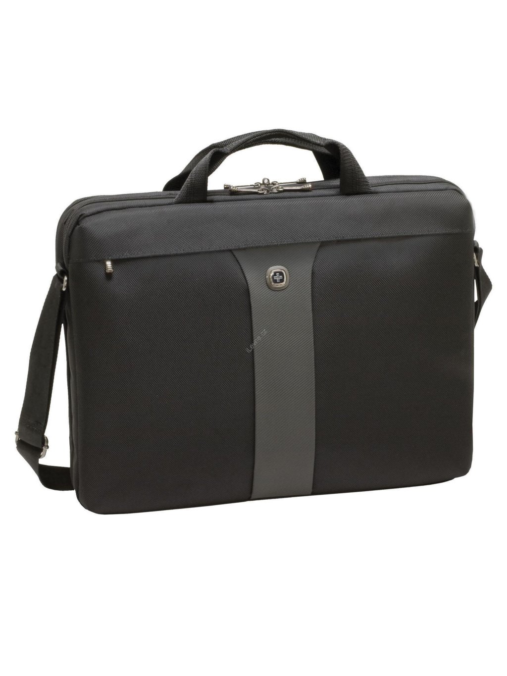 WENGER LEGACY - 17" tenká brašna na notebook a tablet, šedivá/černá