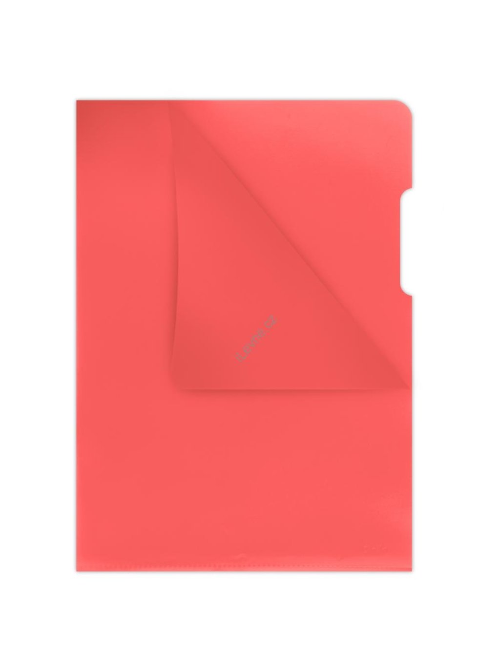 zakládací obal, matný A4, L PP, 120 µm, červený