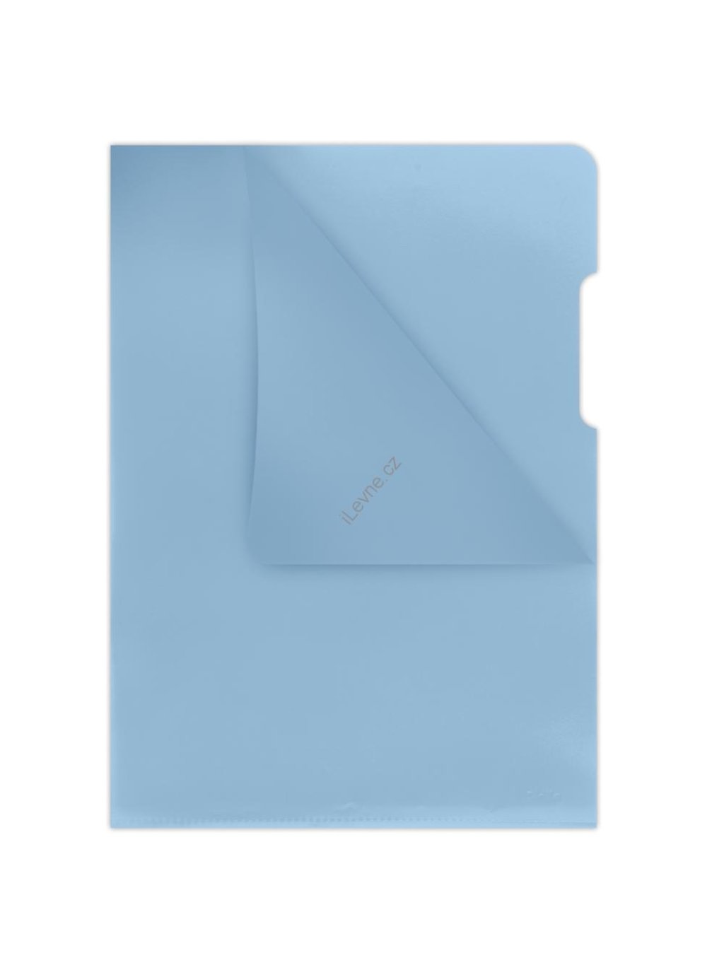 zakládací obal, matný A4, L PP, 120 µm, modrý