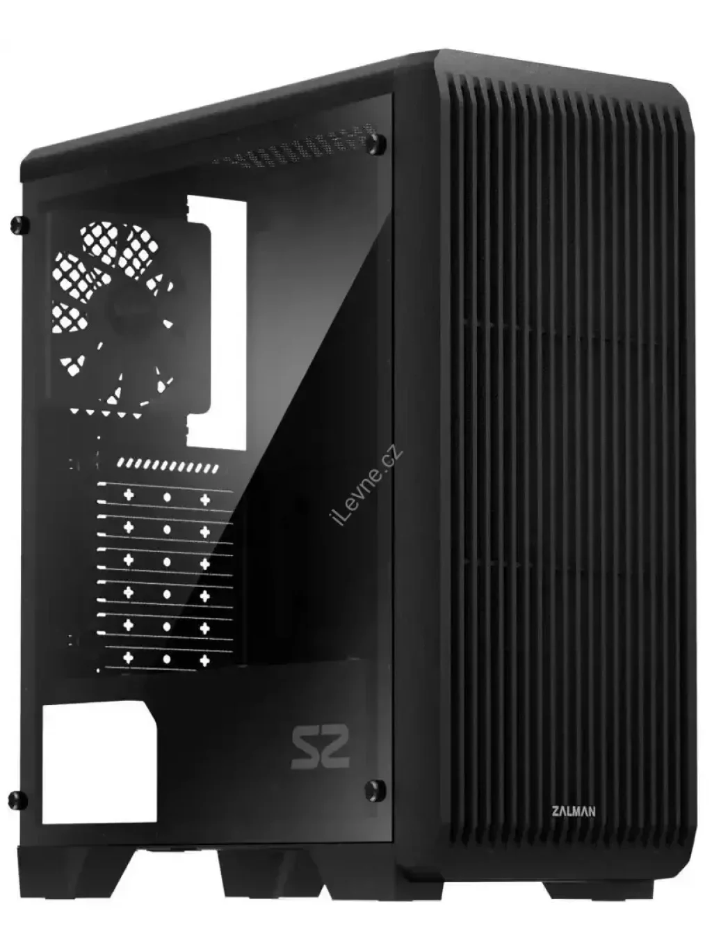 Zalman skříň S2 / Middle tower / ATX / USB 3.0 / USB 2.0 / průhledná bočnice