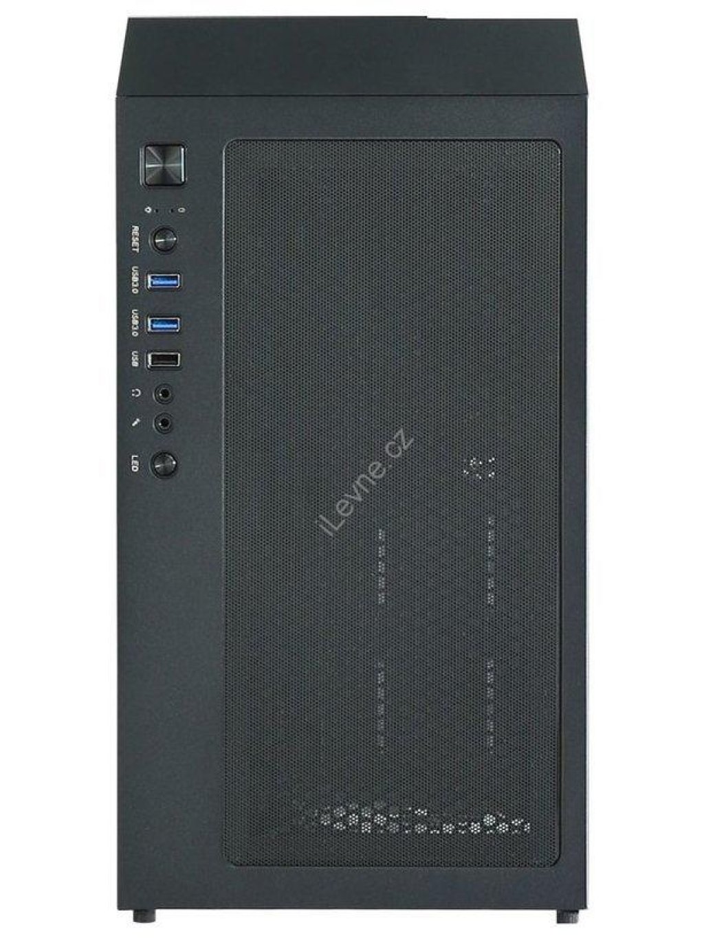 Zalman skříň Z3 Iceberg black / Middle tower / ATX / 2x120mm fan / temperované sklo / černá