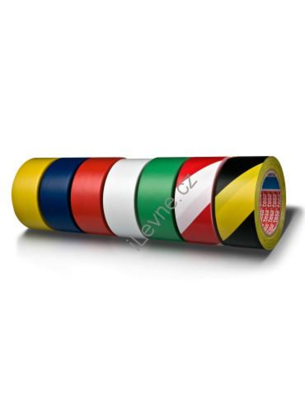 značkovací páska pro trvalé značení, 33 m x 50 mm, PVC, žluto-černá