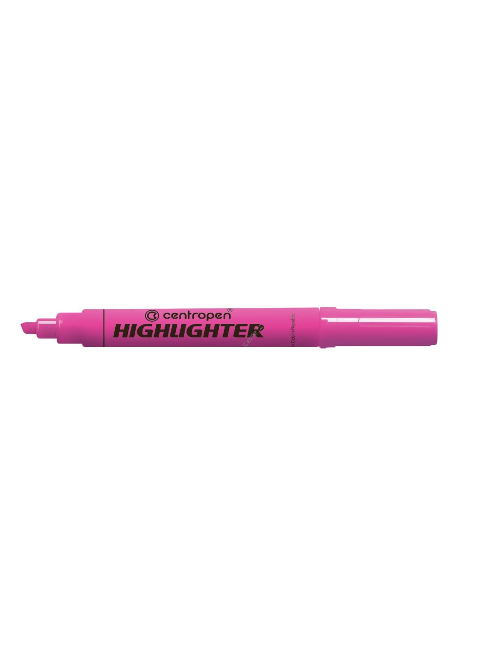 Zvýrazňovač Centropen Highliter 8552, 1-4,6 mm, růžový