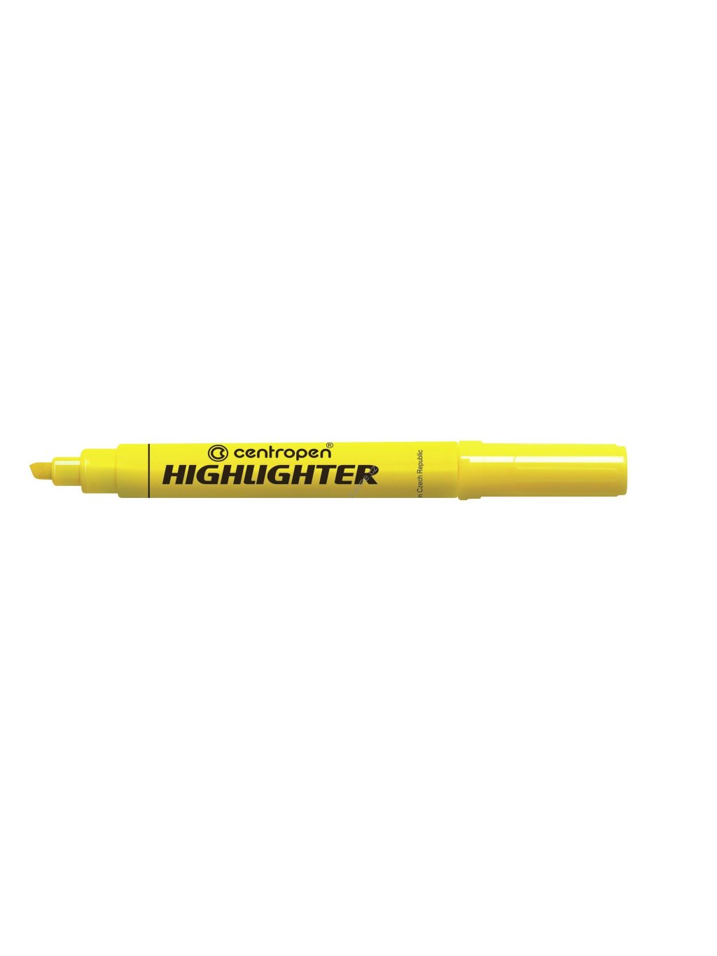 Zvýrazňovač Centropen Highliter 8552, 1-4,6 mm, žlutý