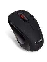 CONNECT IT "MUTE" bezdrátová optická tichá myš, USB, (+ 1x AA baterie zdarma), černá