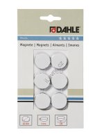 Dahle magnety plánovací, Ø 24 mm, 3 N, bílé