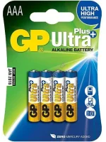 GP alkalická baterie 1,5V AAA (LR03) Ultra Plus 4ks blistr
