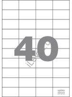 Samolepící etikety 52,5 x 29.7 mm, bílé