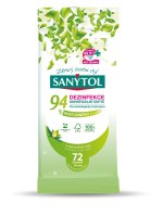 Sanytol - univerzální čisticí utěrky 94 % rostlinného původu, 72 ks