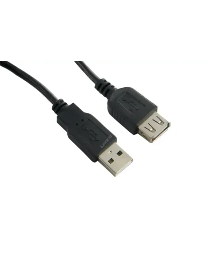 4World Kabel USB 2.0 AM-AF 0.75m Black