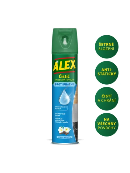 Alex - čistič na všechny povrchy, 400 ml, jasmín a koření