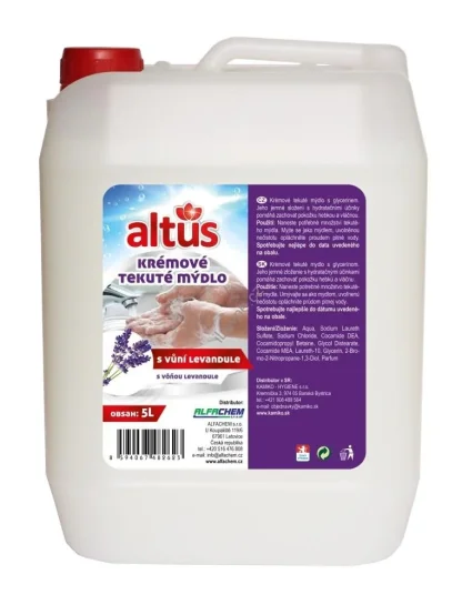 ALTUS Krémové tekuté mýdlo s vůní levandule 5 L