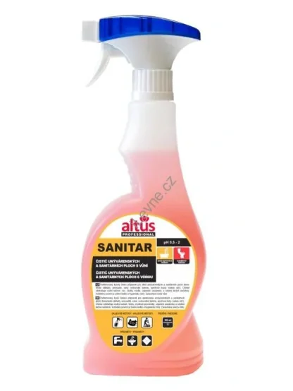 ALTUS Professional SANITAR čistič umývárenských a sanitárních ploch 750 ml pistole