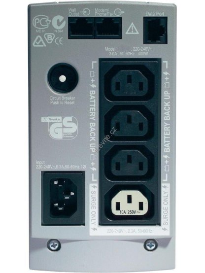 APC Back-UPS CS 500VA (300W)/ 230V/ USB/ RS232/ 4x IEC zásuvka