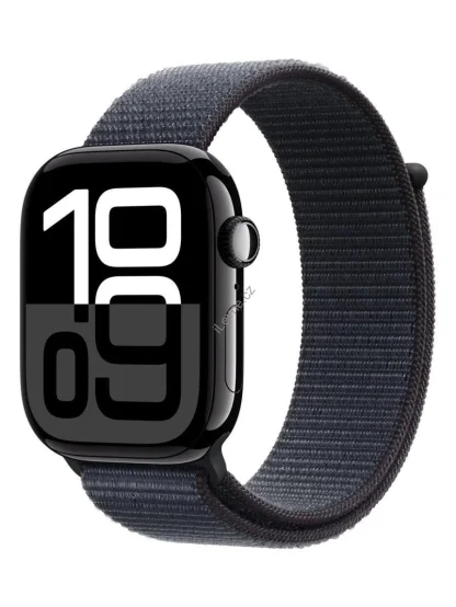 Apple Watch Series 10 GPS + Cellular 46mm Klavírně černý hliník s inkoustovým provlékacím řemínkem
