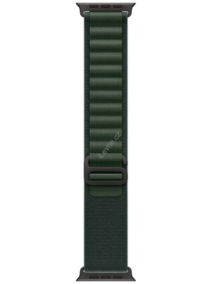 Apple Watch Ultra 2 49mm Černý titan s tmavě zeleným alpským tahem - L