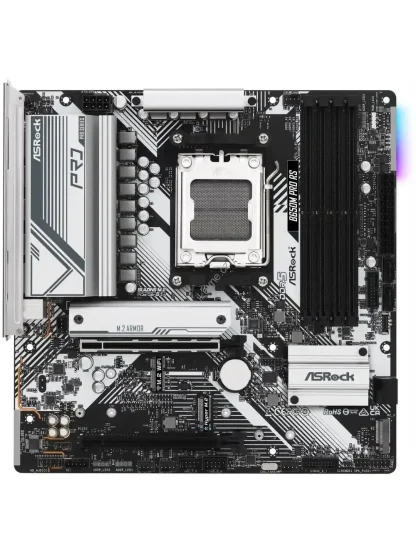 ASRock B650M Pro RS / AMD B650 / AM5 / 4x DDR5 DIMM / 3x M.2 / HDMI / DP / USB-C / mATX