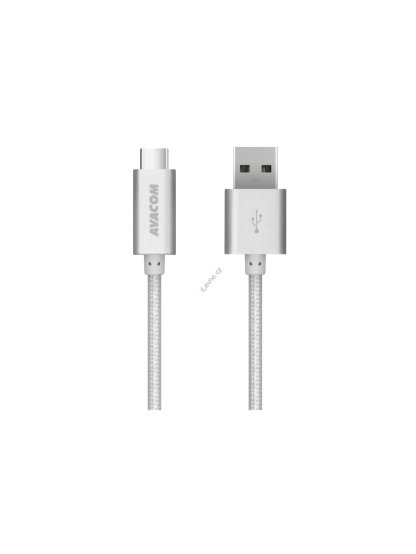 TPC-100S kabel USB - USB Type-C, 100cm, stříbrná
