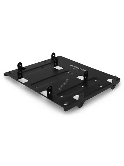 AXAGON kovový rámeček pro 4x 2,5" disk nebo 2x 2,5" + 1x 3,5" disk do 5,25" / RHD-435 / černý