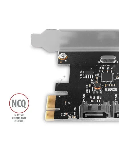 AXAGON PCES-SA2N, PCIe řadič - 2x interní SATA 6G port, ASM1061, SP & LP