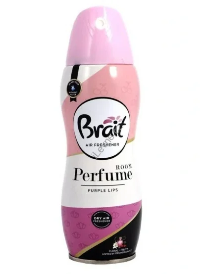 Brait Perfume Purple Lips suchý osvěžovač vzduchu sprej 300 ml