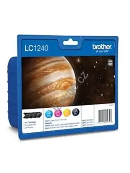 BROTHER inkoustová náplň LC-1240VALBP/ multipack/ Černá + tři barvy