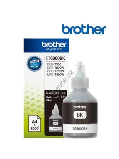 BROTHER inkoustový tank BT6000BK černý 6000 str.