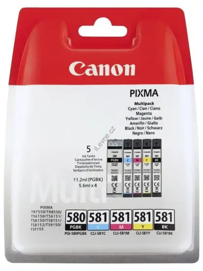 Canon PGI-580PGBK/CLI-581BK/C/M/Y MultiPack
