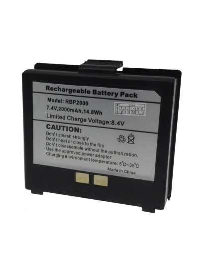 Cashino náhradní Li-ion baterie 2000mAh k přenosným tiskárnám PTP-II, PTP-III