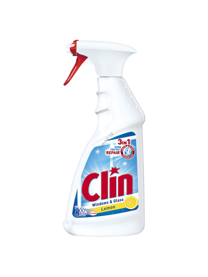 Clin 3v1 Windows&Glass Lemon/ Citrus Čistič na okna - sprej 1x500ml